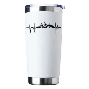 Heartbeat V2 20oz Tumbler White